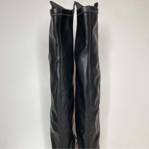 Sam Edelman Narisa Black Leather Over The Knee Boot 7M - Picture 5 of 16